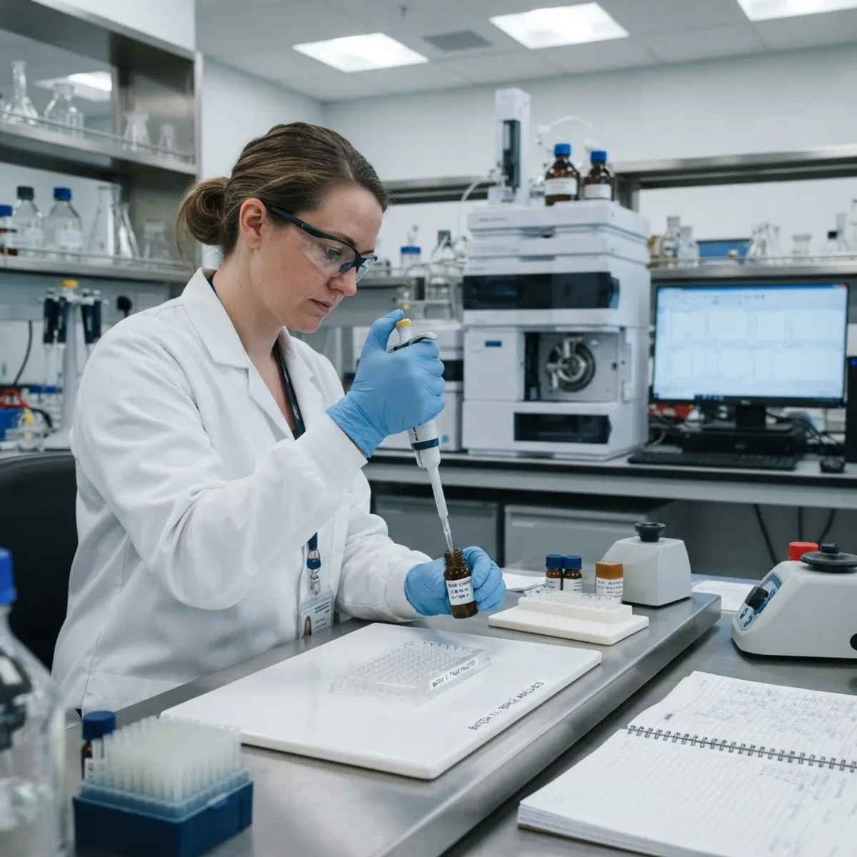 Laboratory analysis of methamphetamine surface wipe samples for Te Awamutu property testing